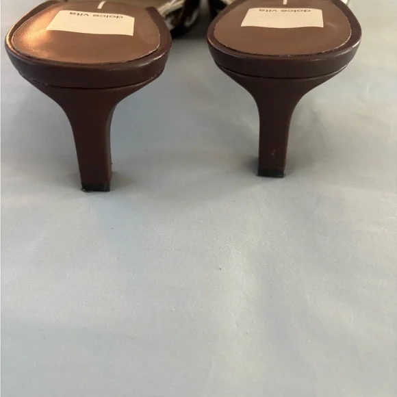 Dolce Vita Animal Print Mules in Brown and Cream 6.5 - Picture 7 of 7